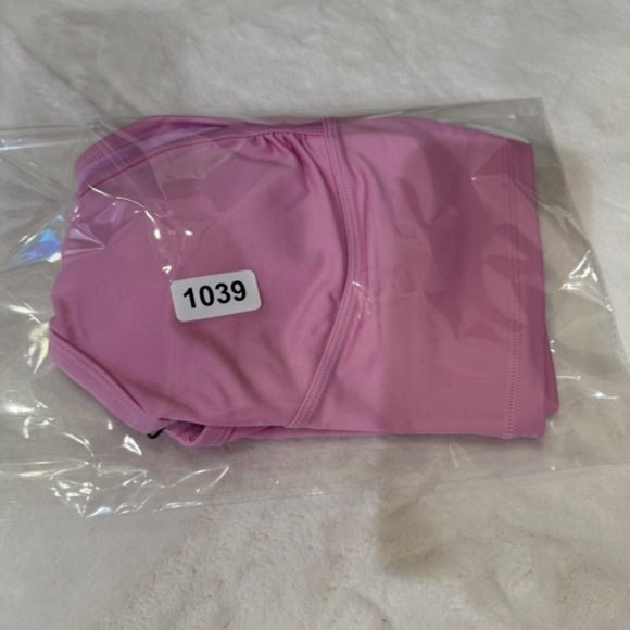 New! Frankies Bikinis Active Lively Halter Sports Bra pink 31039 - Picture 13 of 13